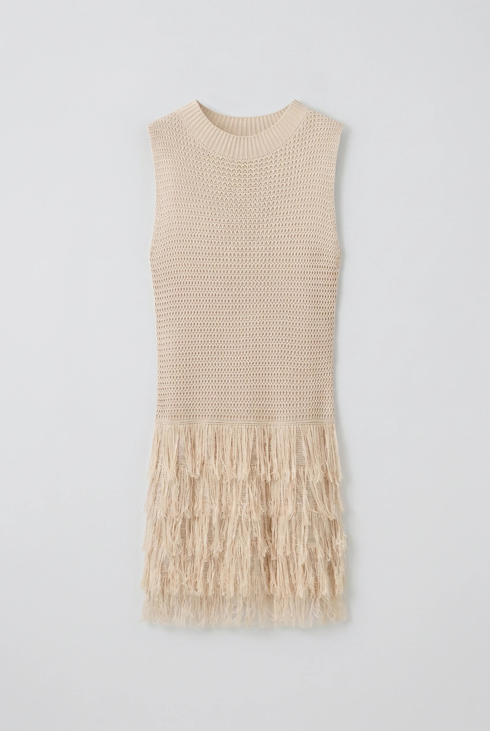 La robe Frange Sable