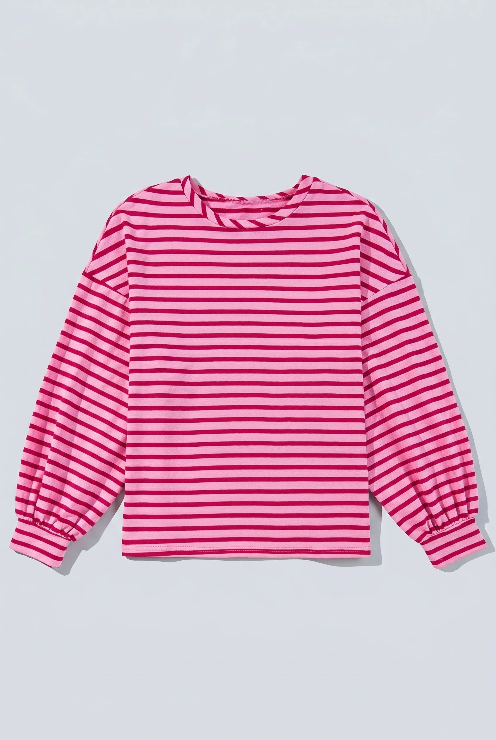 Le pull Marinière Rose
