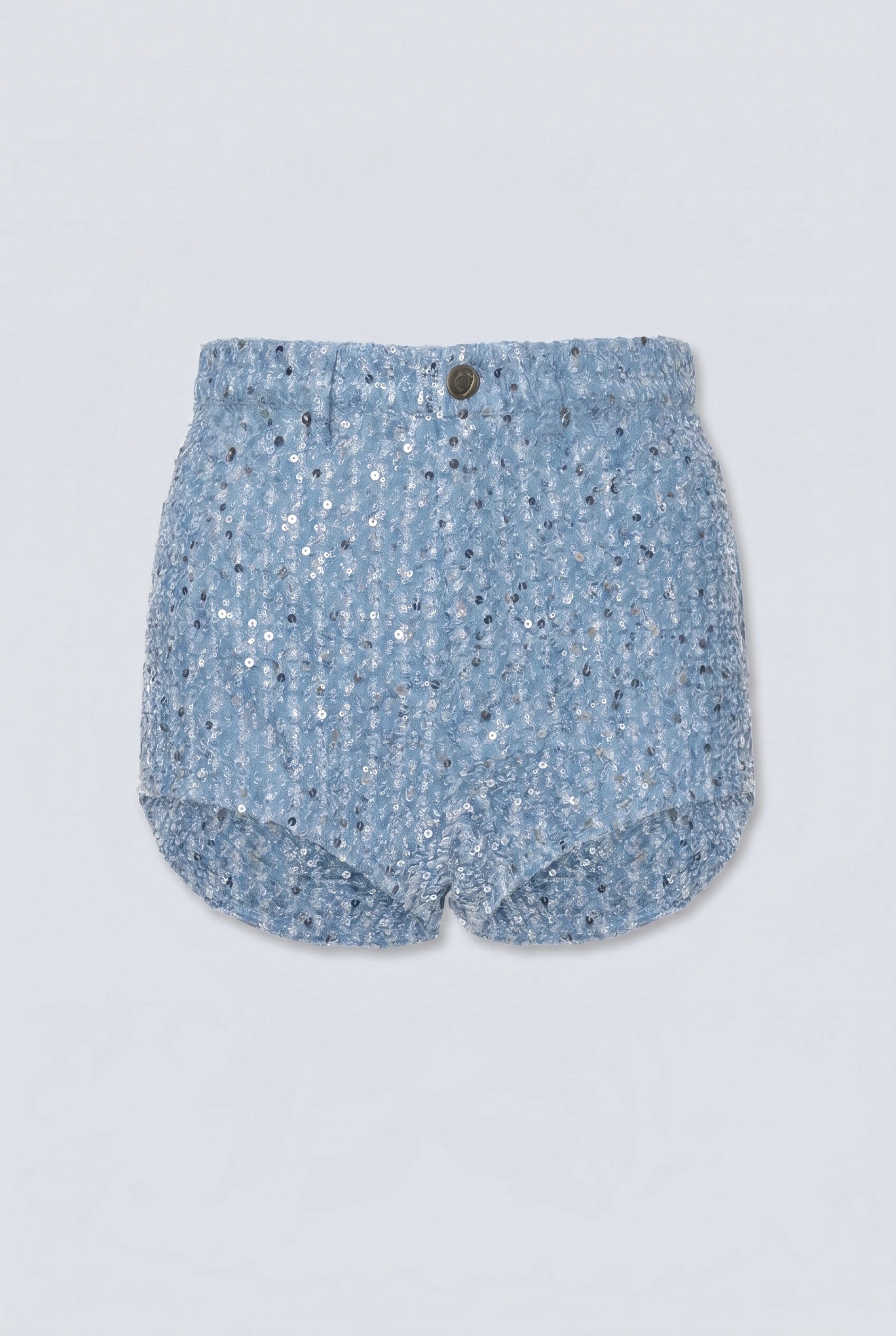 Ensemble Tendance Printemps Été Femme : Veste Courte en Jean Pailleté et Short - Style Décontracté, Manches Longues, Streetwear, Travail